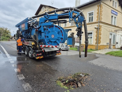 Čištění kanalizací