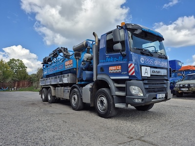 Práce sacími bagry